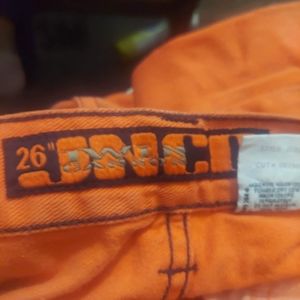 JNCO twin cannon 26"  made in USA circa 1997 preciously worn Rare Orange colour